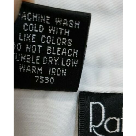 Rafaella White Cargo Style Shorts Cotton Size 14 Pockets inseam 6in - Picture 7 of 8